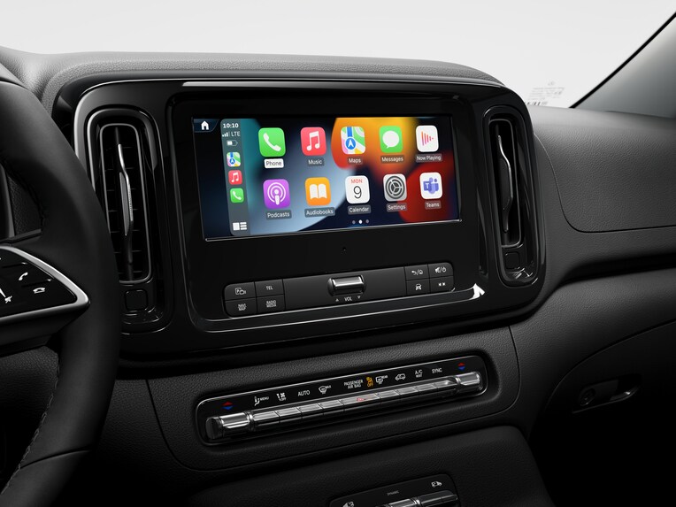 Le système multimédia MBUX du Mercedes-Benz Vito avec intégration pour smartphone.