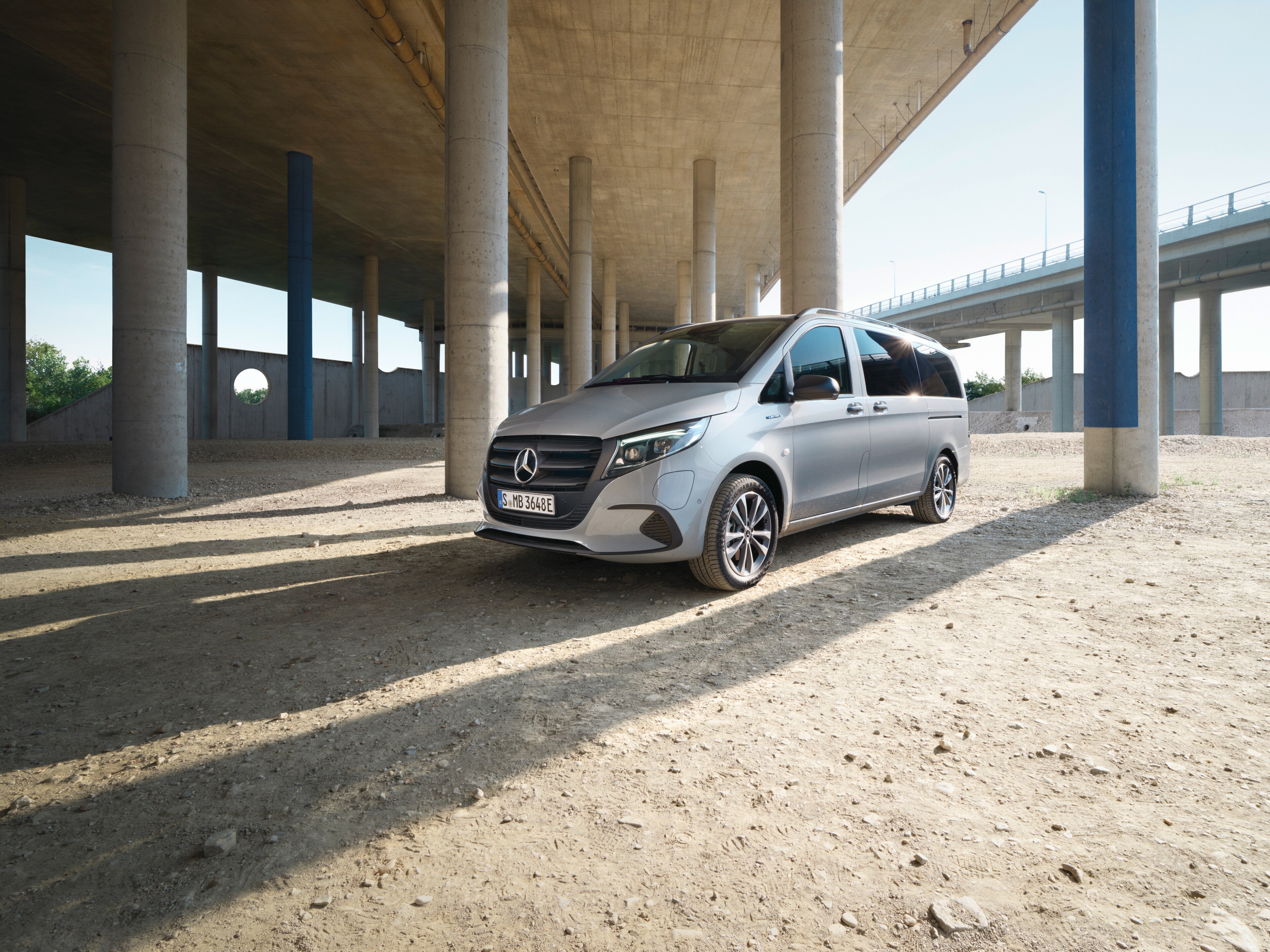 De Mercedes-Benz Citan met de rijassistentiesystemen.