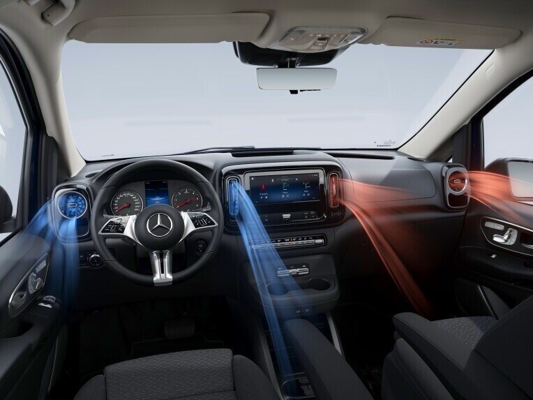 De automatische airconditioning THERMOTRONIC zorgt voor een aangename temperatuur in het interieur, waardoor u fit blijft.