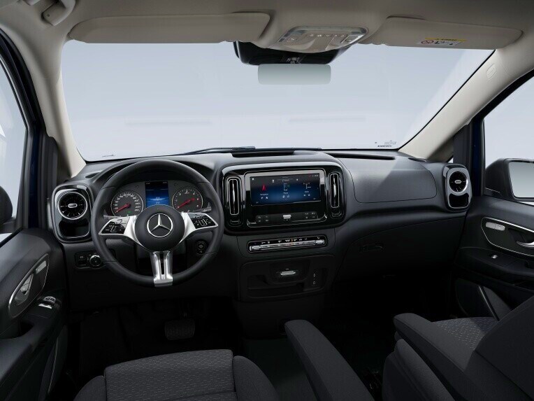 De Vito Tourer SELECT is de midsize-van voor veeleisend en comfortabel personenvervoer.