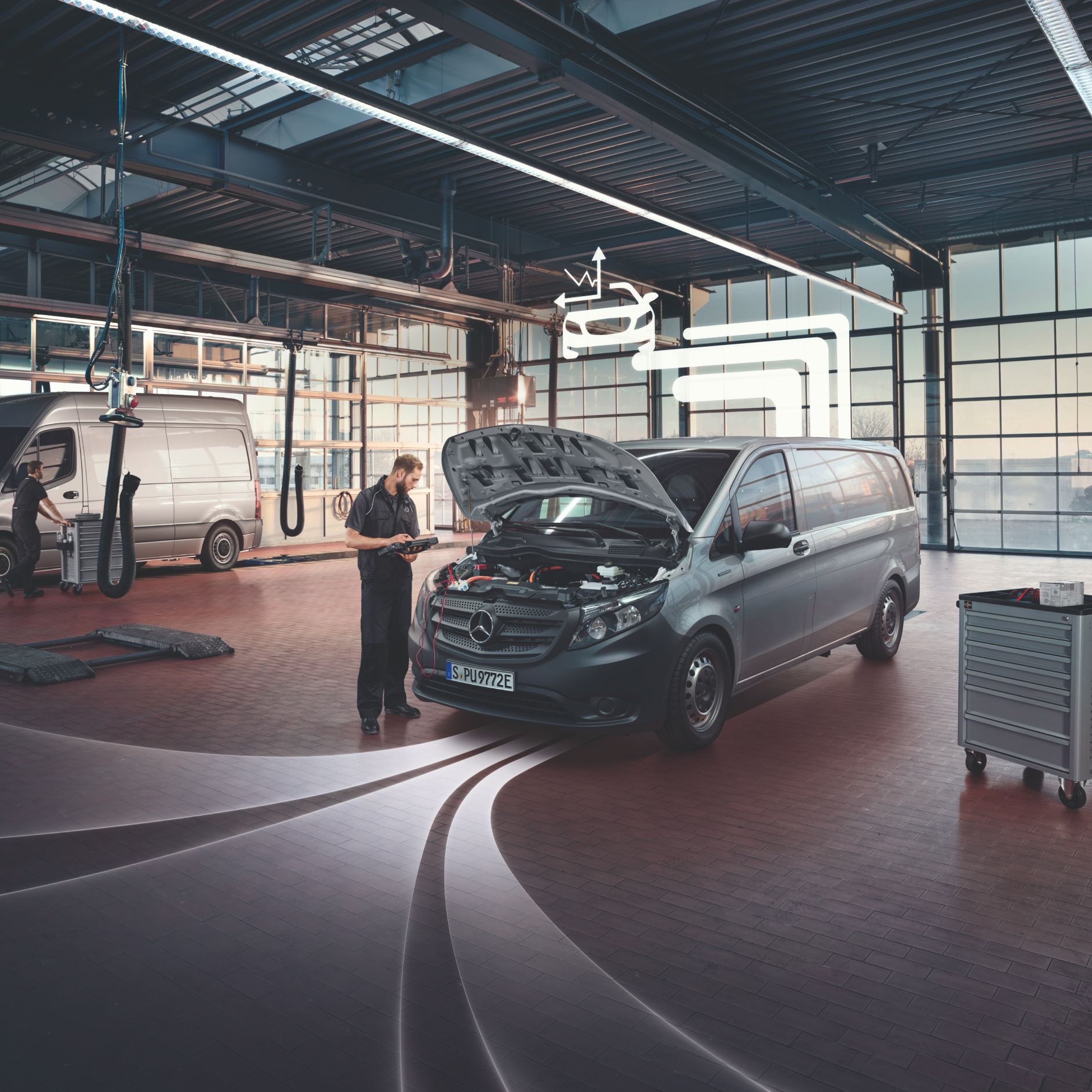 Telediagnose | Digitale extra's | Mercedes-Benz Het digitale extra Telediagnose van Mercedes-Benz.