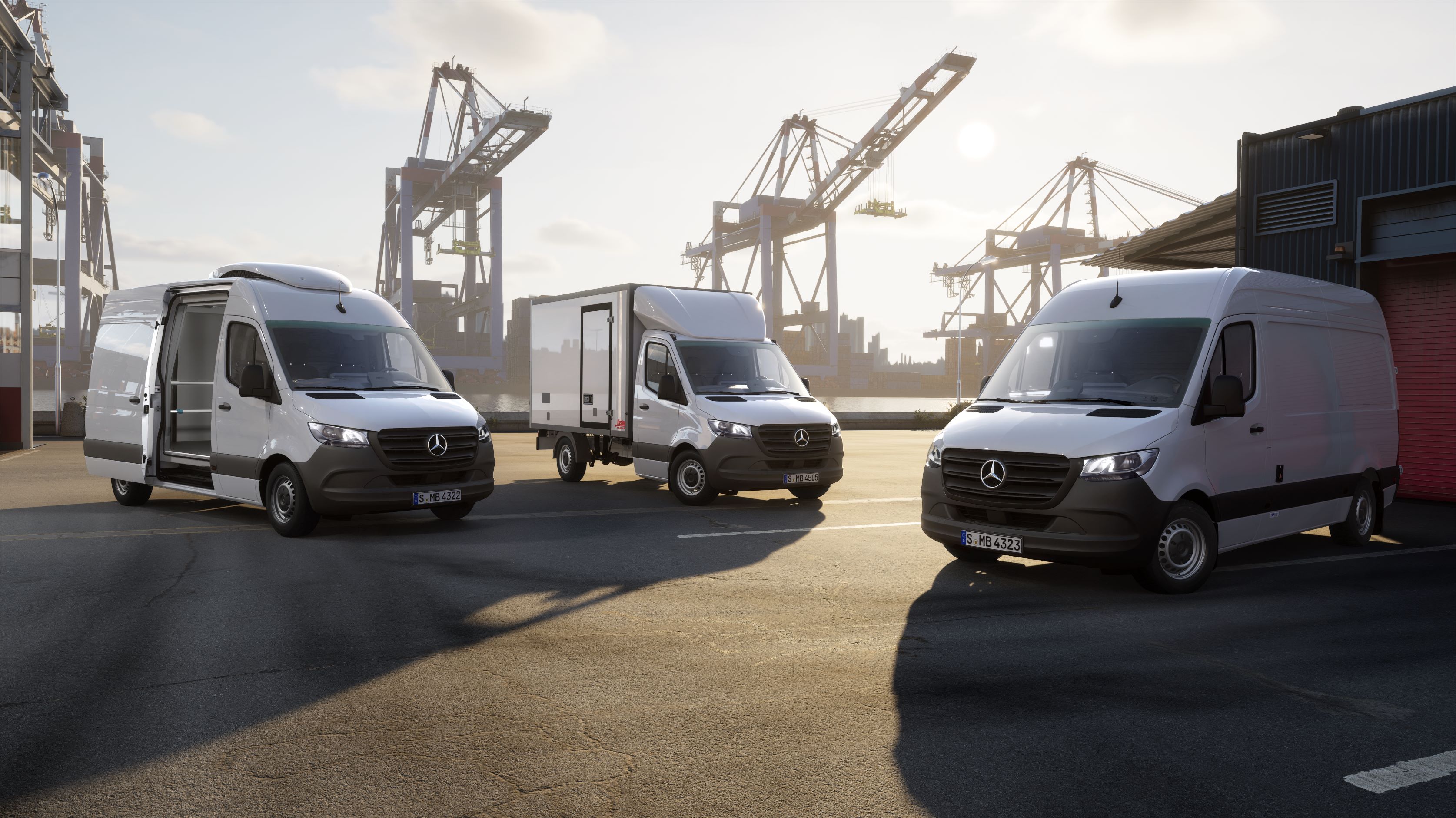 VanSolution | Sprinter | Mercedes-Benz Différents modèles de Sprinter équipés d'une solution frigorifique.