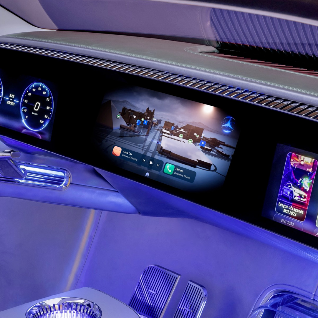 MBUX spraakassistent met een AI-gestuurde MBUX spraakassistent met een AI-gestuurde