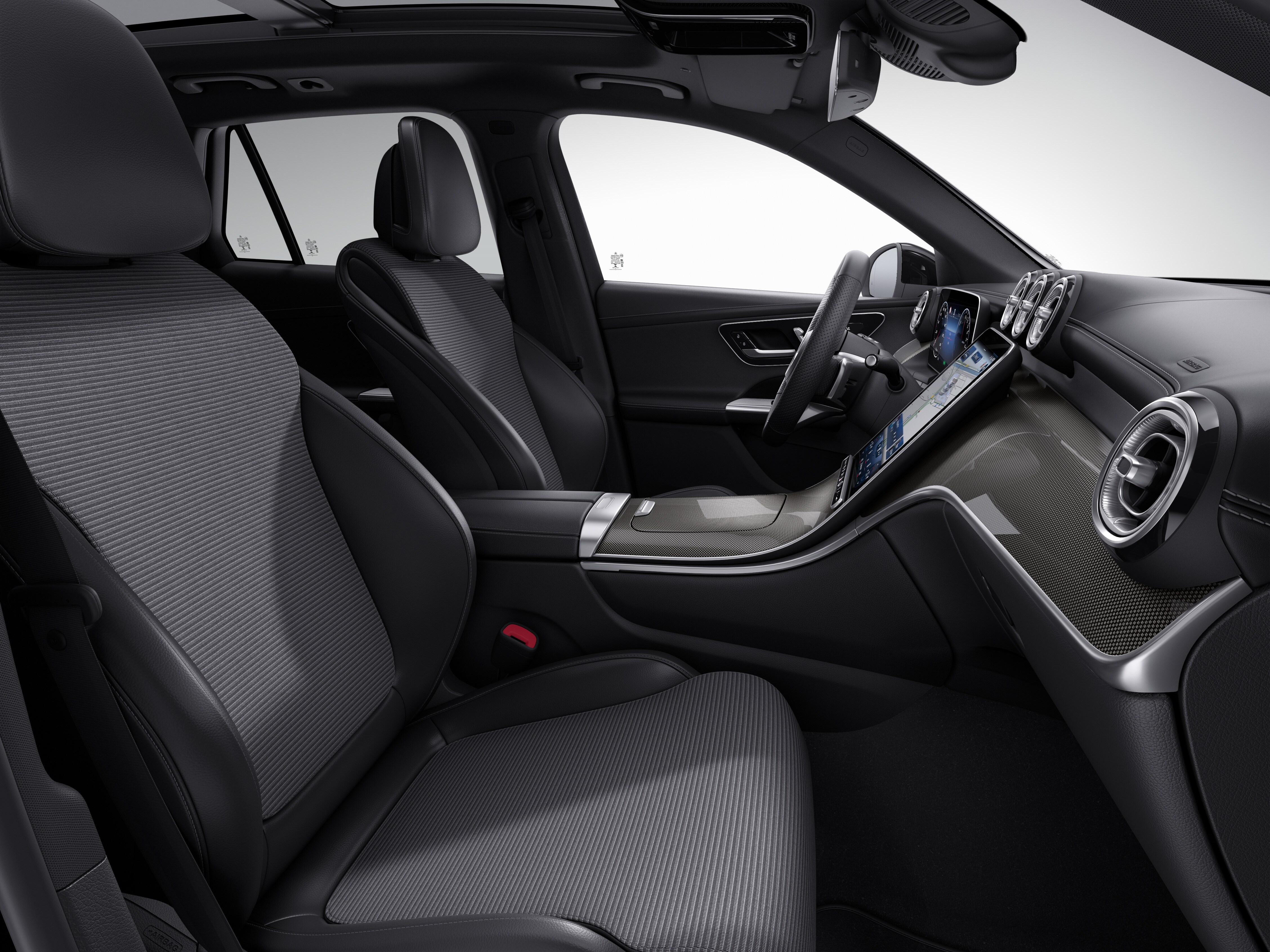 Intérieur du nouveau GLC SUV de Mercedes-Benz avec la ligne d'équipement Business Line.